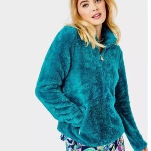 Lilly Pulitzer Skipper Sherpa Popover